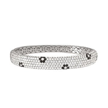 7 row hinged bangle bracelets