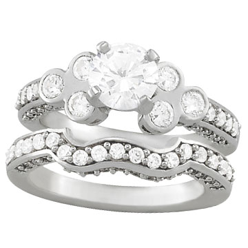 Cluster Sides Diamond Settings