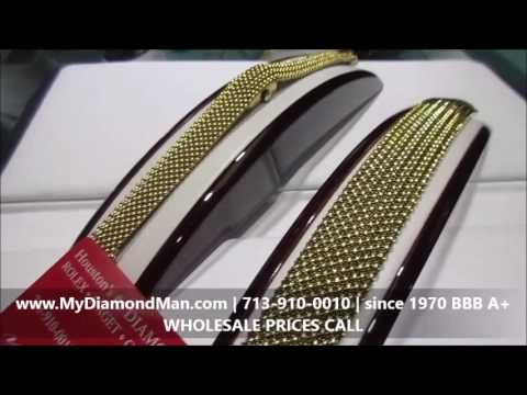 Houston Gold Tennis Breacelets   MyDiamondMan   GHHF TRADERS