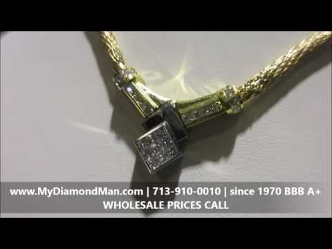 Houston Diamond Pedant Neckless   MyDiamondMan   GHHF TRADERS