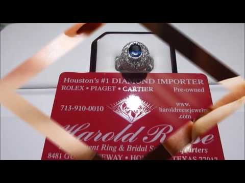 Houston Round Shaphire Ring   MyDiamondMan   GHHF TRADERS