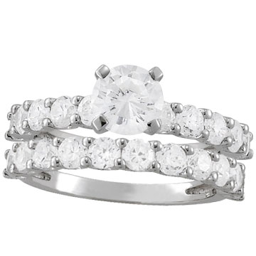 Single Row Bridal Settings